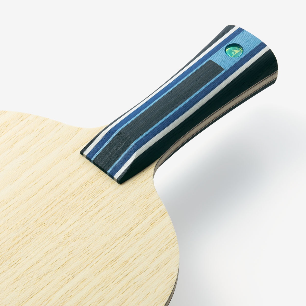 Butterfly Fan Zhendong Super ALC: Close-up of the backside of the handle